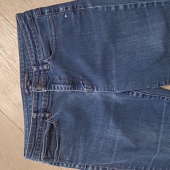 Brooks Brothers 346 Jeans Women's sz 10 Mid Rise Straight Leg Denim Jeans - Picture 3 of 12